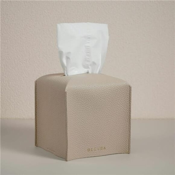 Tissue Cube Box Cover Holder Aesthetic Desk Decor for Room Home & Office Square - Picture 1 of 6